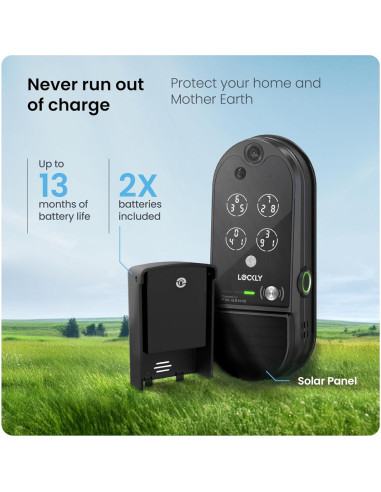 Cerradura Inteligente Lockly Vision Elite con Cámara HD y Timbre