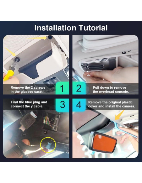 Cámara Dash Fitcamx 4K Delantera + 1080P Trasera para Acura RDX 2019-2025