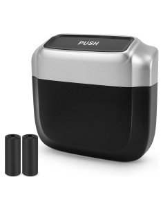 Basurero de coche SZEOF impermeable con tapa y 30 bolsas