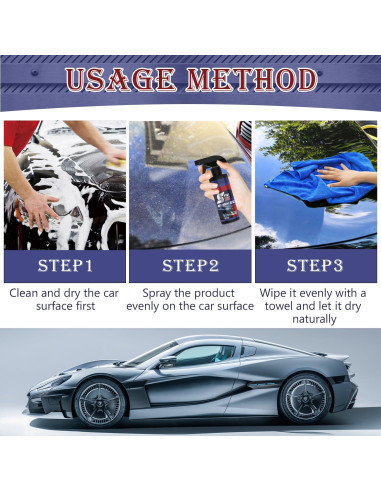 Spray Cerámico 3 en 1 para Automóviles 120ml - Guangzhou Jiemo