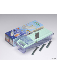 Cortador de Verduras Benriner 130331 Verde con Cuchillas Intercambiables 2