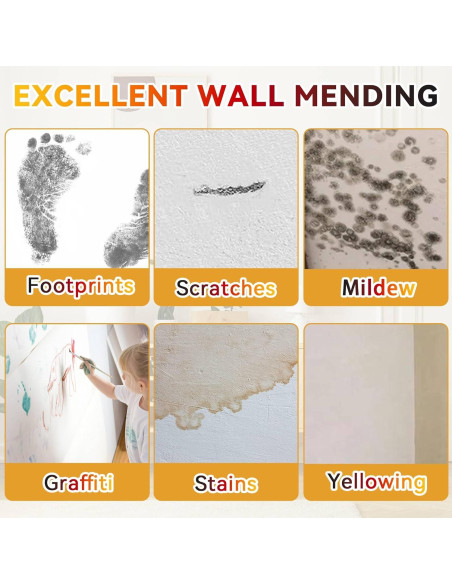 Kit de Pintura Blanca para Pared Clennaner - Listo para Usar