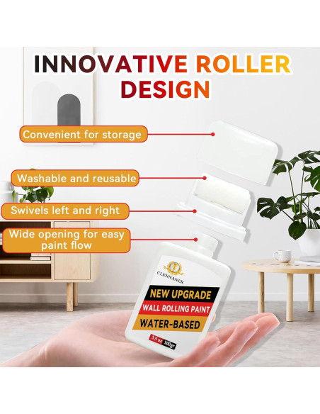 Kit de Pintura Blanca para Pared Clennaner - Listo para Usar