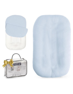 Cojín para Bebés Beisurznga Azul - 81x48cm, Algodón Orgánico