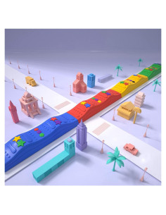 Viga de Equilibrio MOCUTEEN para Niños con Piedras de Paso