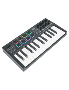 Controlador MIDI Inalámbrico Rockville M25 25 Teclas Negro