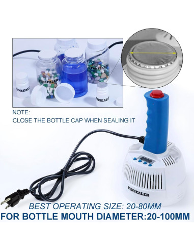 Máquina de Sellado por Inducción FUNSEALER Doble Voltaje 110/220V