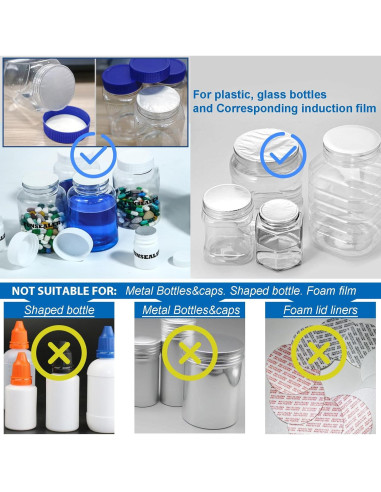 Máquina de Sellado por Inducción FUNSEALER Doble Voltaje 110/220V