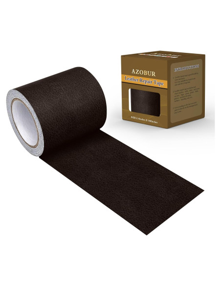 Parche de reparación de cuero Azobur 0.61x4.57m autoadhesivo