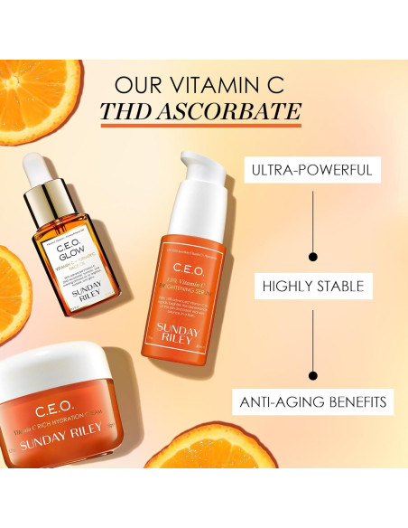 Crema Hidratante Vitamina C C.E.O. Sunday Riley 14.79 ml Crema Hidratante Vitamina C C.E.O. Sunday Riley 14.79 ml