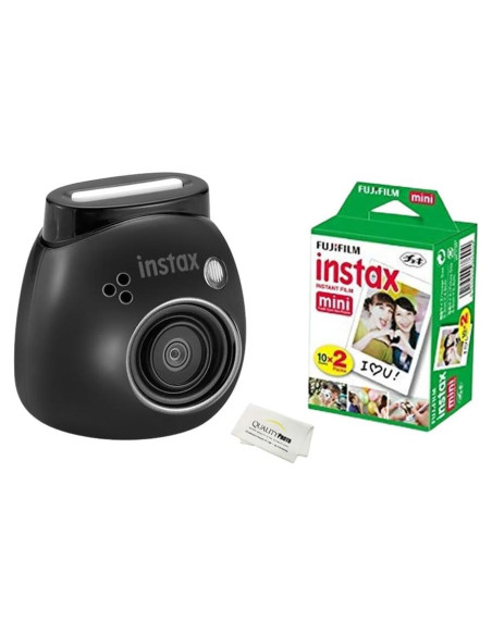Cámara Digital Fujifilm Instax Pal Negra + 20 Impresiones