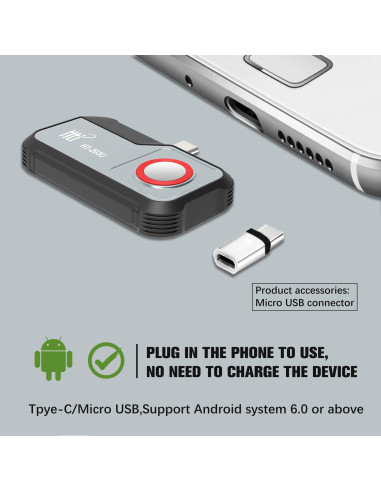 Cámara Térmica Hti HT-203U 256x192 para Android - Infrarroja