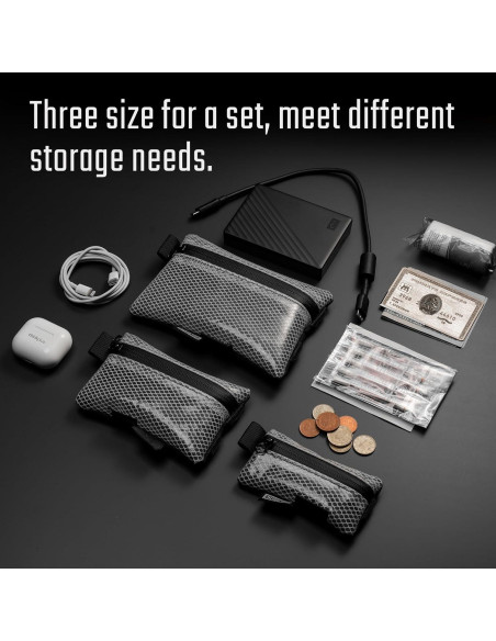 Bolsa de Almacenamiento TACTICAL GEEK A5 Molle 14L Blanca