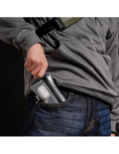 Bolsa de Almacenamiento TACTICAL GEEK A5 Molle 14L Blanca