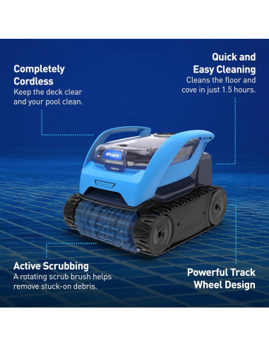 Limpiador Robótico Sin Cable Polaris Pixel para Piscinas 9.14m