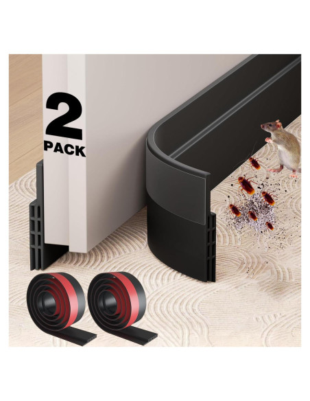 2 Paquetes Tiras Aislantes de Corrientes de Aire WUMUTI 99cm