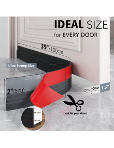 2 Paquetes Tiras Aislantes de Corrientes de Aire WUMUTI 99cm 2