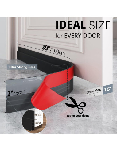 2 Paquetes Tiras Aislantes de Corrientes de Aire WUMUTI 99cm