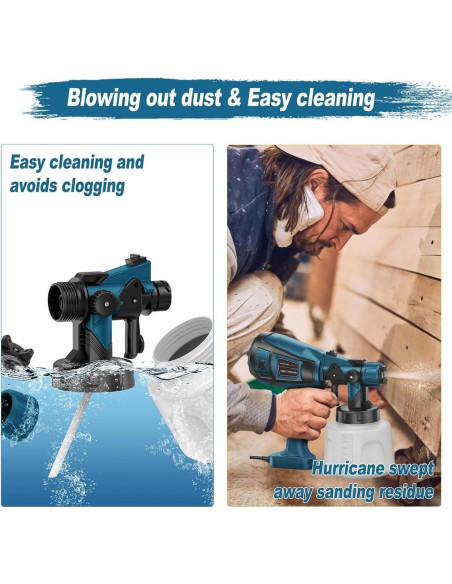 Pulverizador de Pintura Eléctrico Xavax CN-6000 1400ml 800W