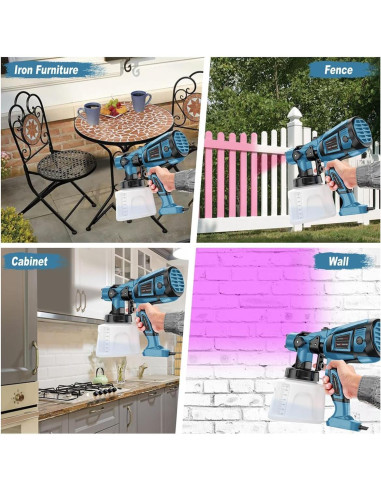 Pulverizador de Pintura Eléctrico Xavax CN-6000 1400ml 800W