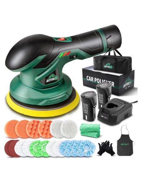 Pulidor de Coche Inalámbrico BATOCA S3 12V 2 Baterías 2.0Ah