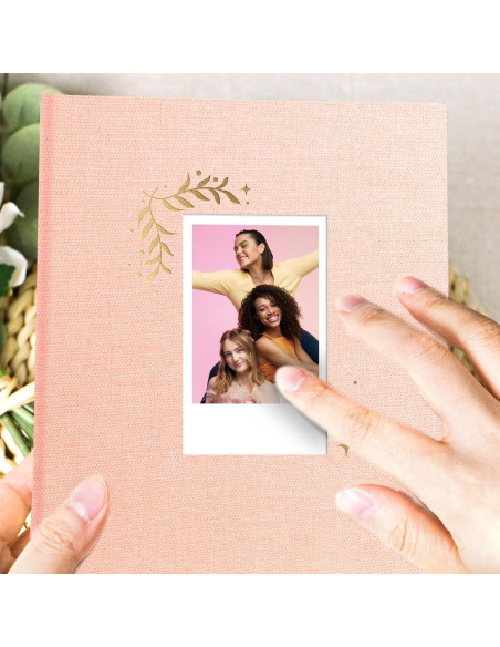 Álbum de Fotos Holoary Rosa 256 Bolsillos 5.6x8.4 cm