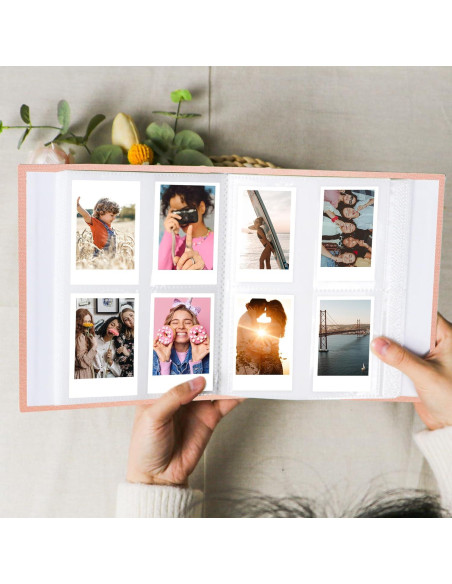 Álbum de Fotos Holoary Rosa 256 Bolsillos 5.6x8.4 cm