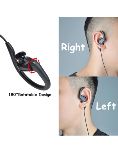 Auricular Solo Escucha 3.5mm HYSHIKRA con Gancho de Oreja