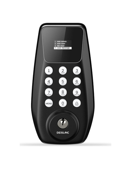 Cerradura Inteligente DESLOC C100 Teclado Pantalla IP54 100 PIN Cerradura Inteligente DESLOC C100 Teclado Pantalla IP54 100 PIN