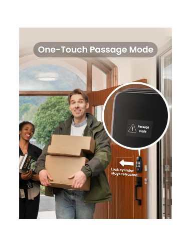 Cerradura Inteligente DESLOC C100 Teclado Pantalla IP54 100 PIN