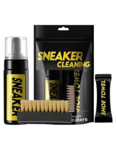Kit Limpiador de Zapatos Shoe Bliss 150ml con Cepillo y Paño