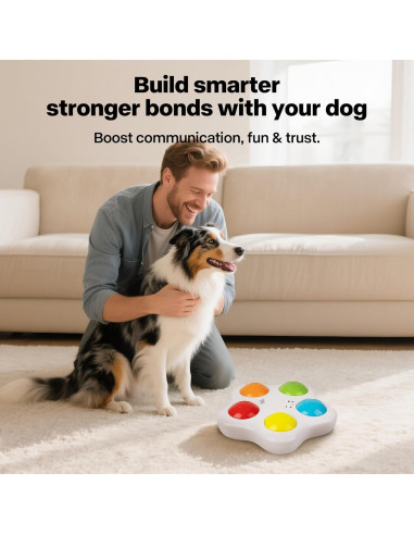 Botones de Comunicación para Perros AFP - 4 Botones Recargables