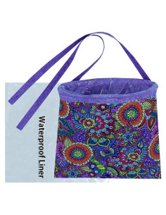 Bolsa de Basura para Auto NeatCarBags Pequeña Púrpura 23x23cm