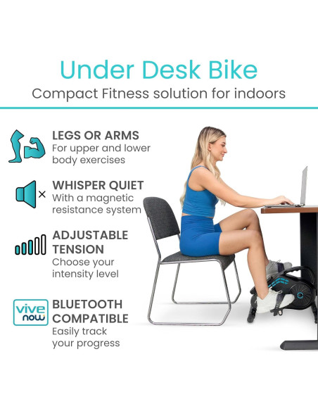 Bicicleta de Escritorio Vive RHB3007 - Ejercitador Magnético