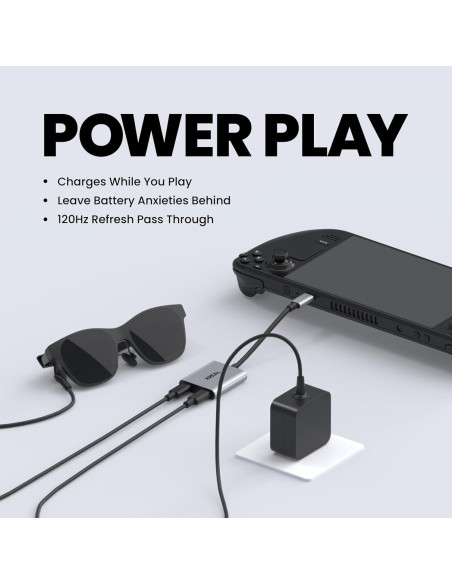 Gafas AR XREAL ONE con Hub y Pantalla 147" 120Hz 1080P