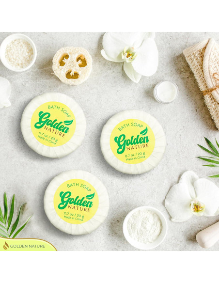 Barras de Jabón de Hotel Golden Nature Jazmín 100 PK 19.84 g Barras de Jabón de Hotel Golden Nature Jazmín 100 PK 19.84 g