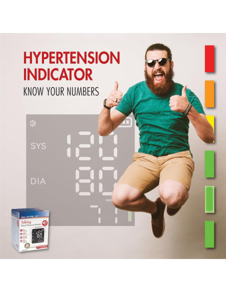 Monitor de Presión Arterial Veridian Healthcare 01-742T con Instrucciones Auditivas