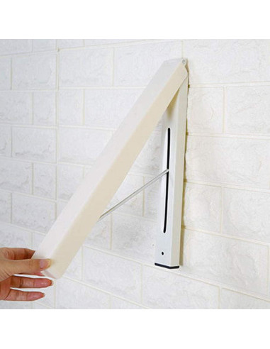 Perchero Plegable Montado en Pared MXFDOKD Blanco 5kg