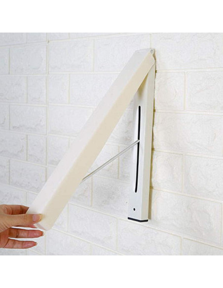 Perchero Plegable Montado en Pared MXFDOKD Blanco 5kg