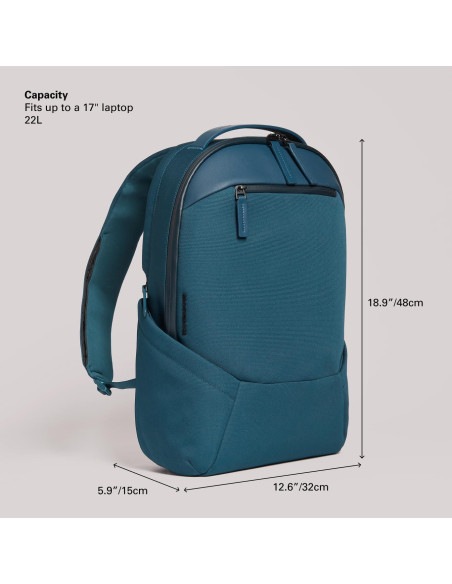 Mochila para Laptop Troubadour Apex 3.0 - 16L Ergonómica Azul