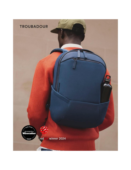 Mochila para Laptop Troubadour Apex 3.0 - 16L Ergonómica Azul