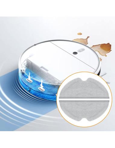 10 Almohadillas de Reemplazo Microfibra para Dreame D9 L10 Pro