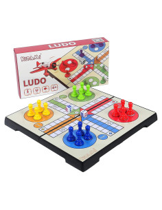 Juego de Mesa Ludo Magnético KIDAMI Plegable 24.1 cm