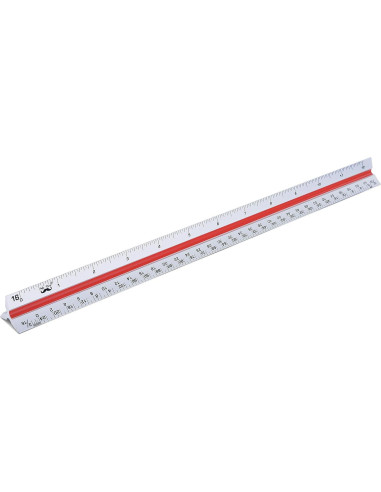 Regla de Escala Triangular de Aluminio Mr. Pen 30 cm