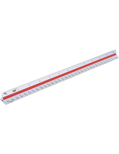 Regla de Escala Triangular de Aluminio Mr. Pen 30 cm