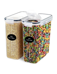Contenedores de Cereal Grande DWELLZA KITCHEN 6.3L 2 Pcs