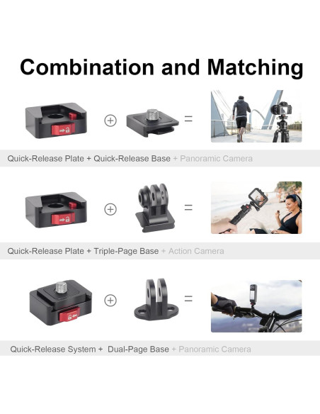 Adaptador de Montaje de Placa de Liberación Rápida Mechrig MR63016