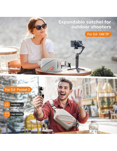 Bolsa de Almacenamiento Impermeable STARTRC para DJI Osmo Pocket 3 y Mobile 7P