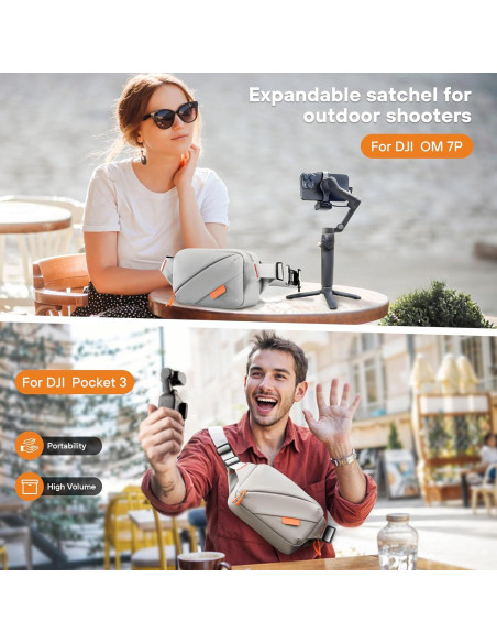 Bolsa de Almacenamiento Impermeable STARTRC para DJI Osmo Pocket 3 y Mobile 7P