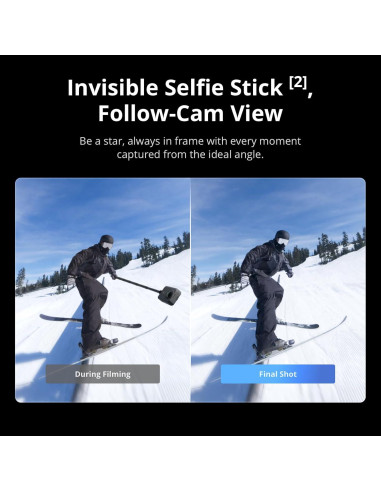 Cámara 360 DJI Osmo - Impermeable, 8K, 120MP, 184g